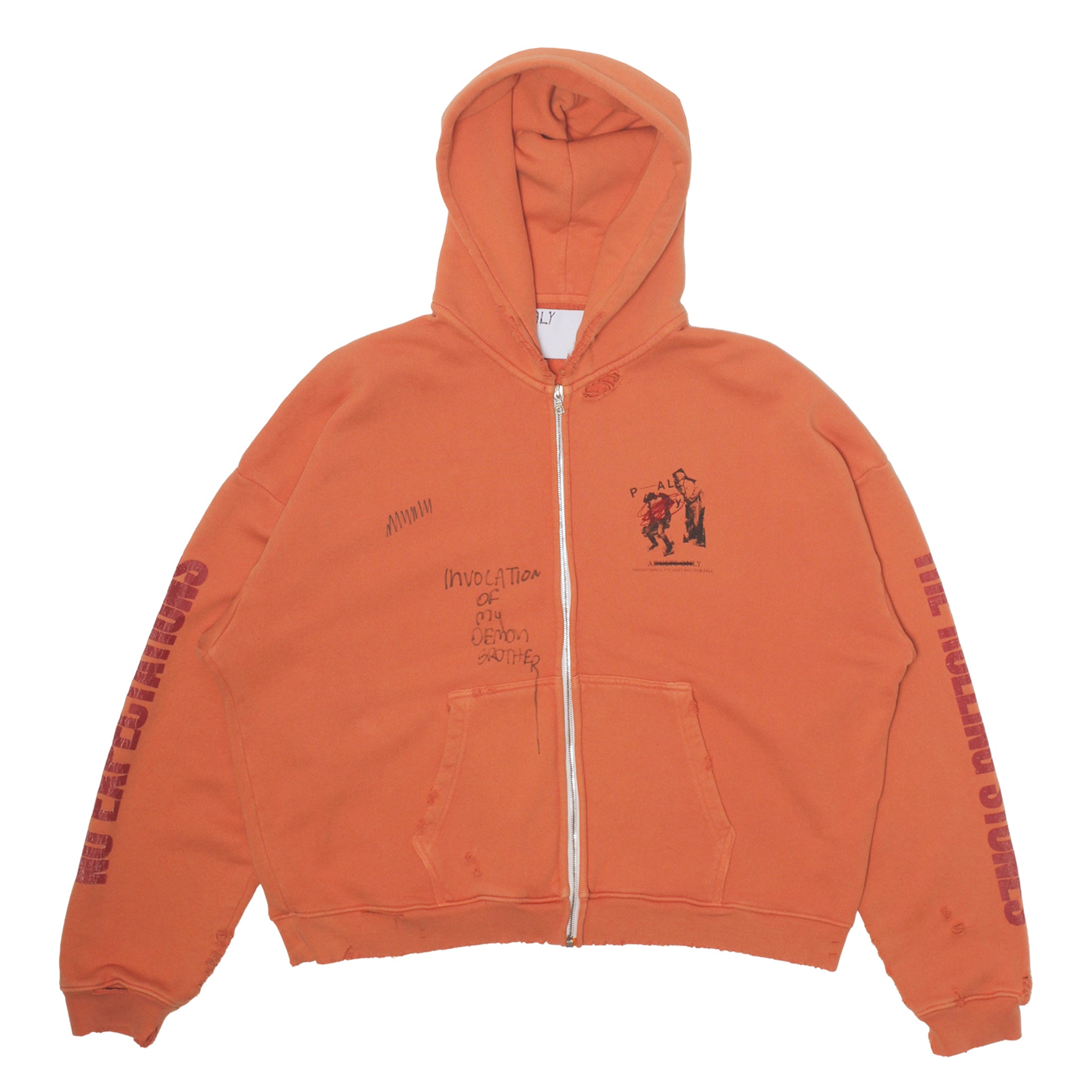 トップス Paly Hollywood Hoodie STONES NO EXPECTATIONS ZIP HOODIE - Paly Hollywood