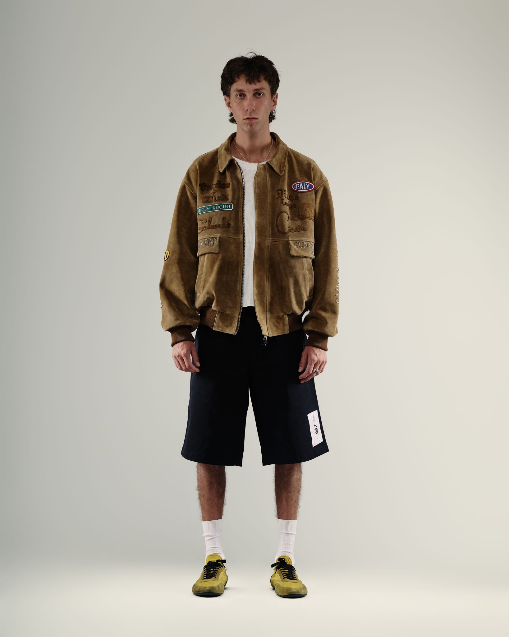 SUNSET BLVD. SPONSORED SUEDE JACKET - Paly Hollywood