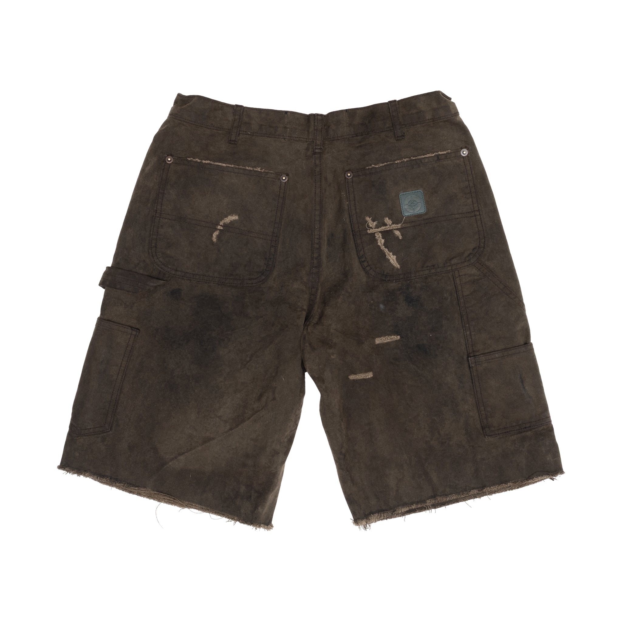 SINNED 4 NOTHING WAXED CANVAS DBL KNEE SHORT - Paly Hollywood