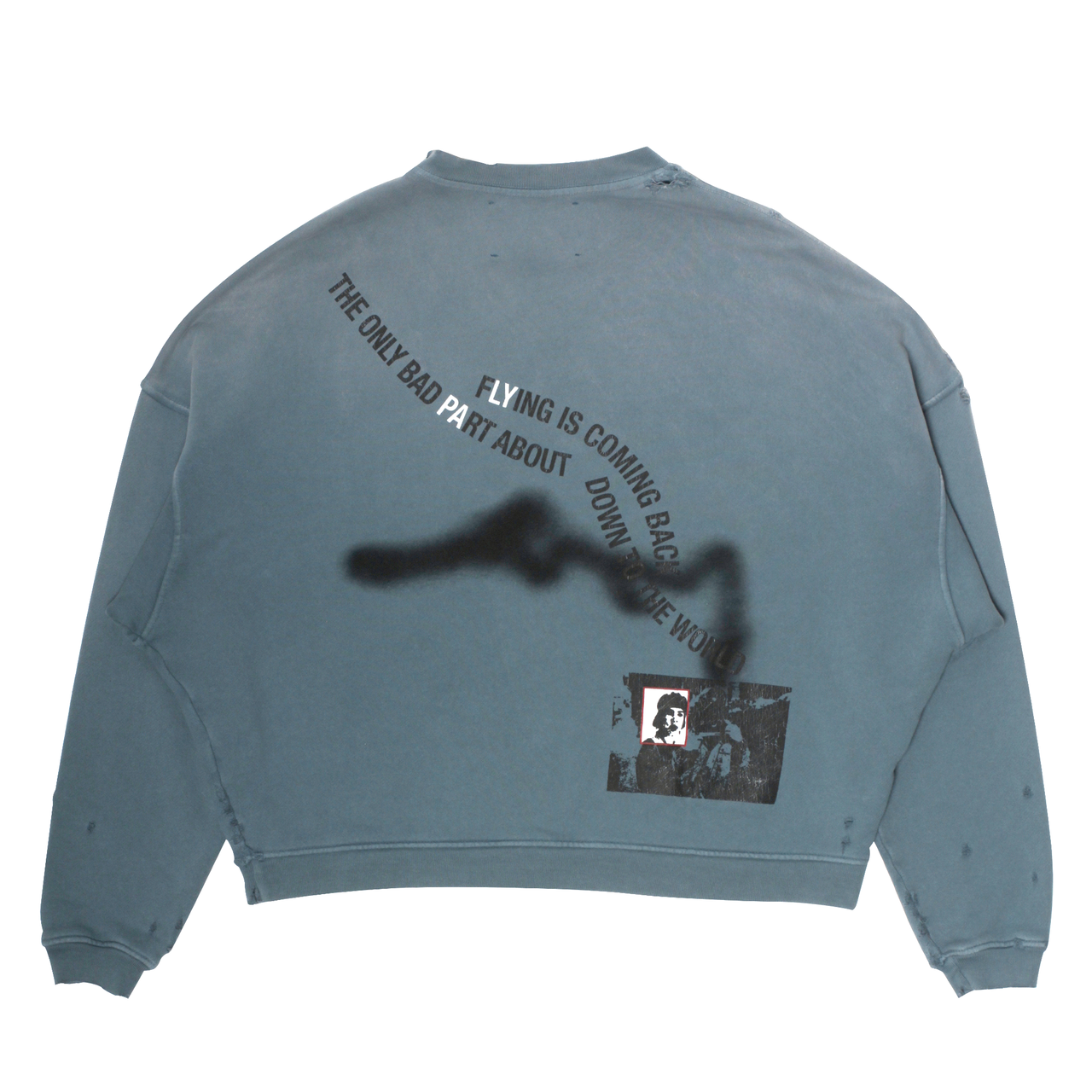 STREETWISE AIRBRUSH CREW NECK