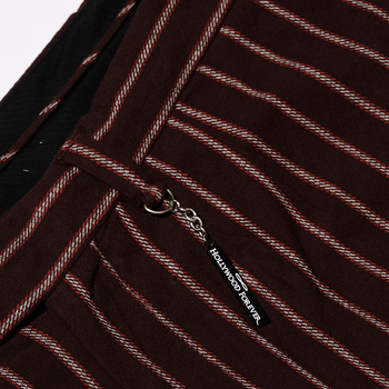 PLEATED STRIPE PANT