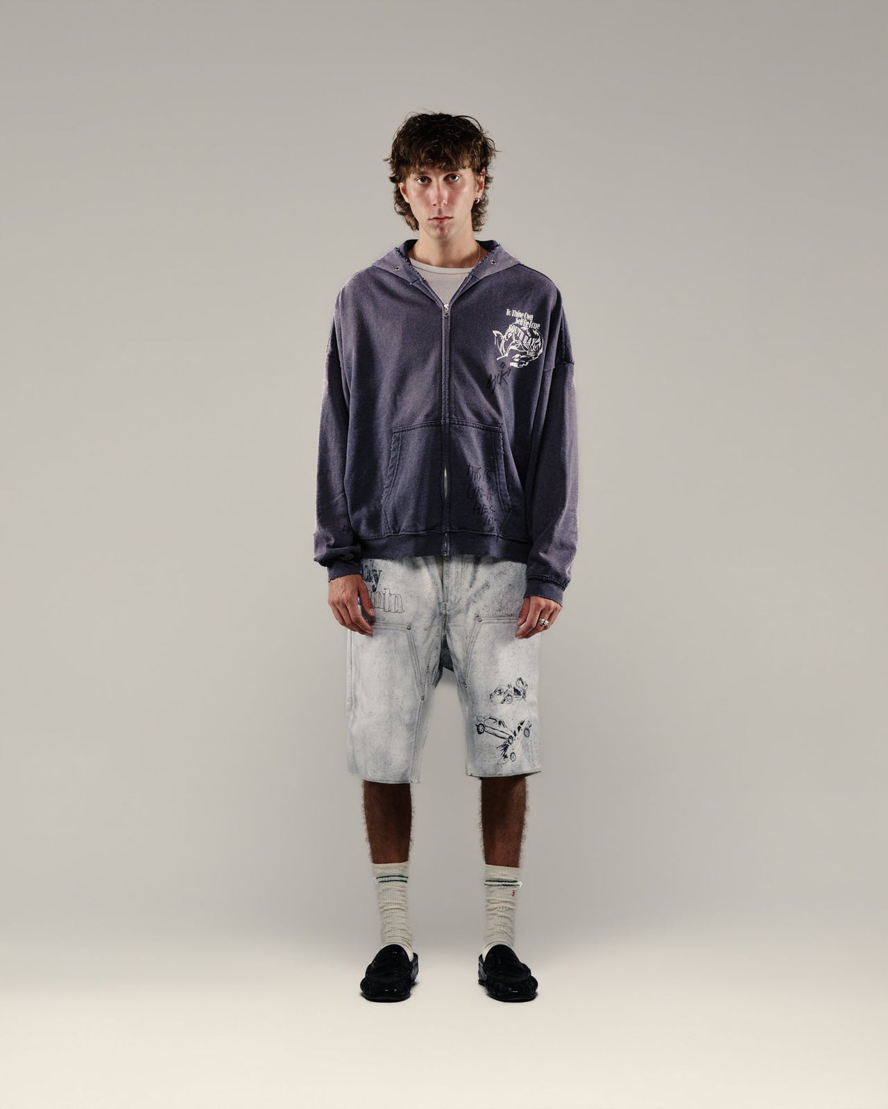 CARRYING THE MESSAGE ZIP HOODIE