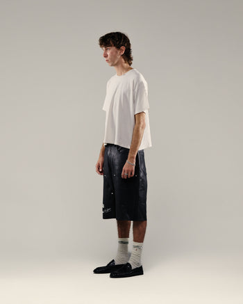 HOLY MOUNTAIN PAINTED LEATHER DBL KNEE SHORT