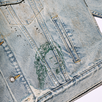 ATHENIANS OVERSIZED DENIM JACKET