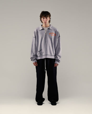 SORRY 'BOUT THAT 1/4 ZIP CREWNECK