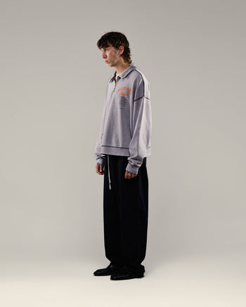 SORRY 'BOUT THAT 1/4 ZIP CREWNECK