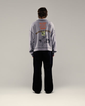 SORRY 'BOUT THAT 1/4 ZIP CREWNECK