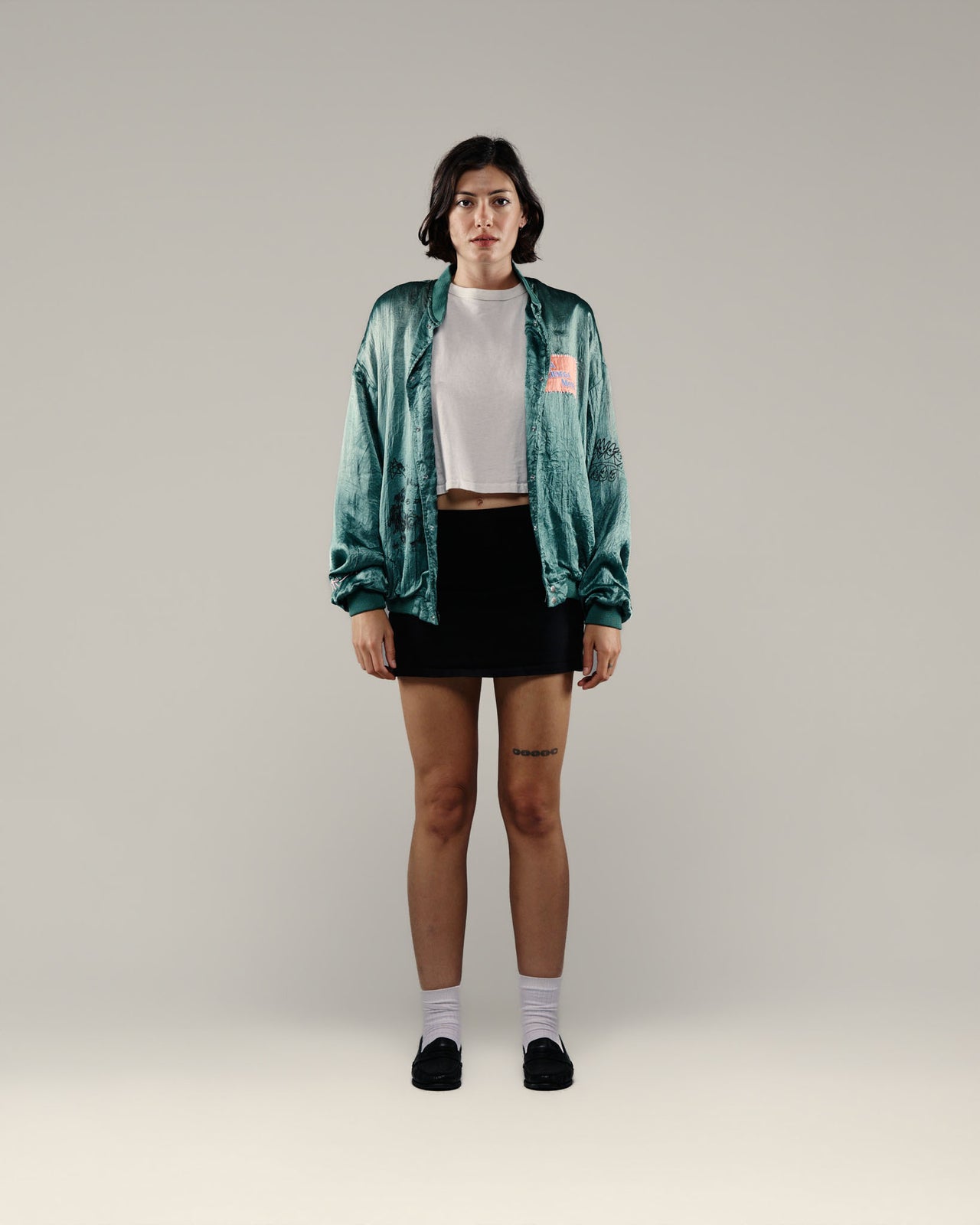 JIM'S ROOM SATIN JACKET