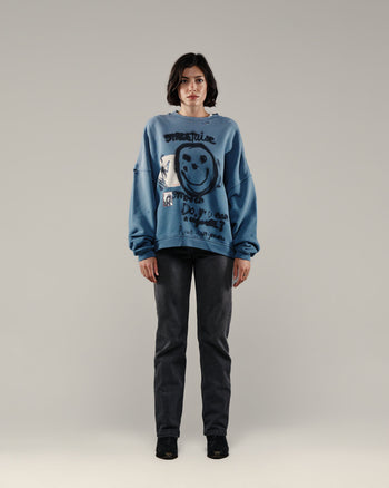 STREETWISE AIRBRUSH CREW NECK