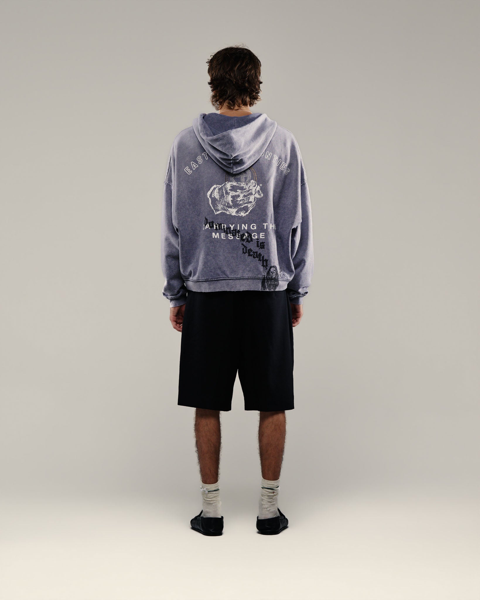 CARRYING THE MESSAGE ZIP HOODIE - Paly Hollywood