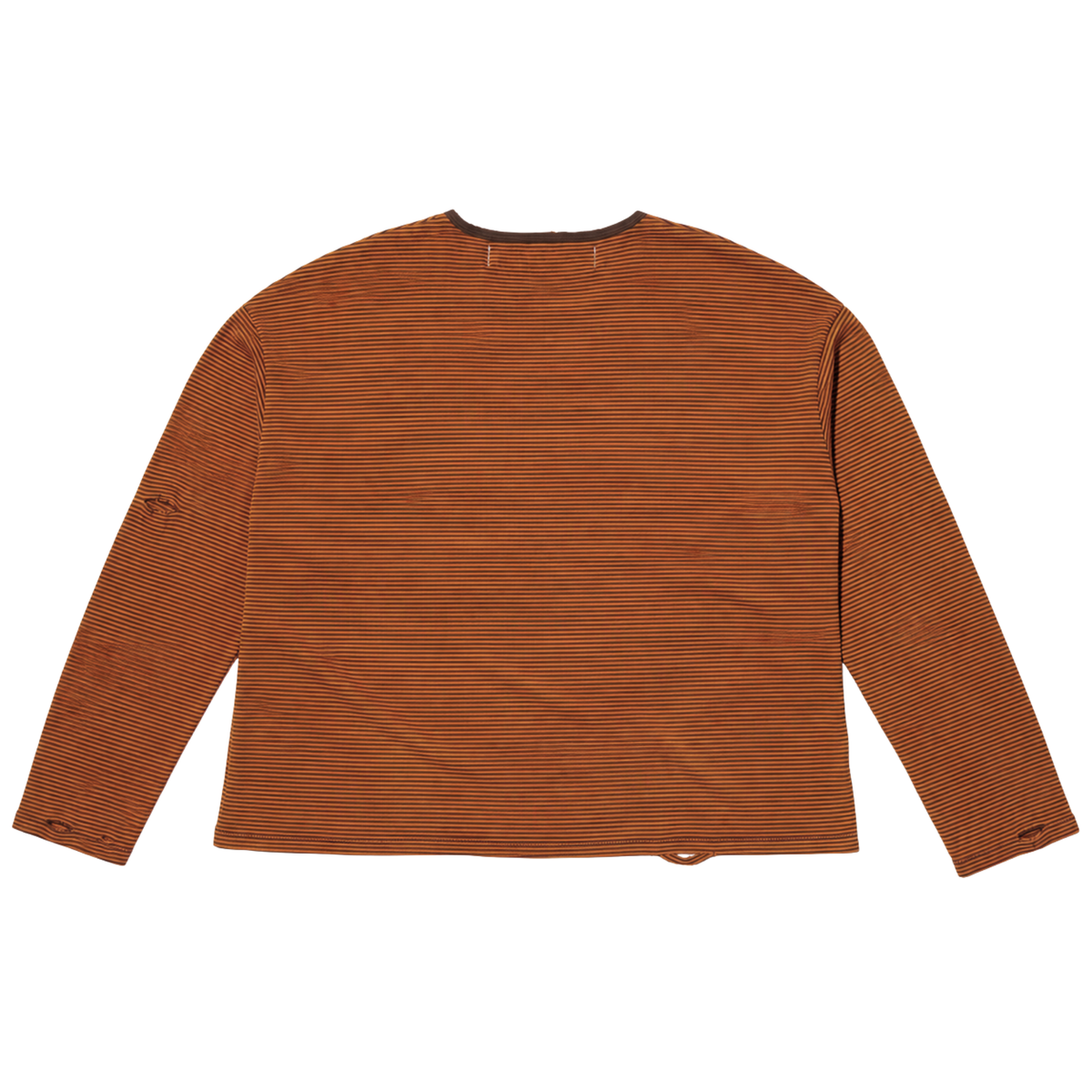 CONSEQUENCE STRIPED L/S KNITTED TEE