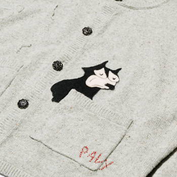 GRAN DAMA CREWNECK CARDIGAN