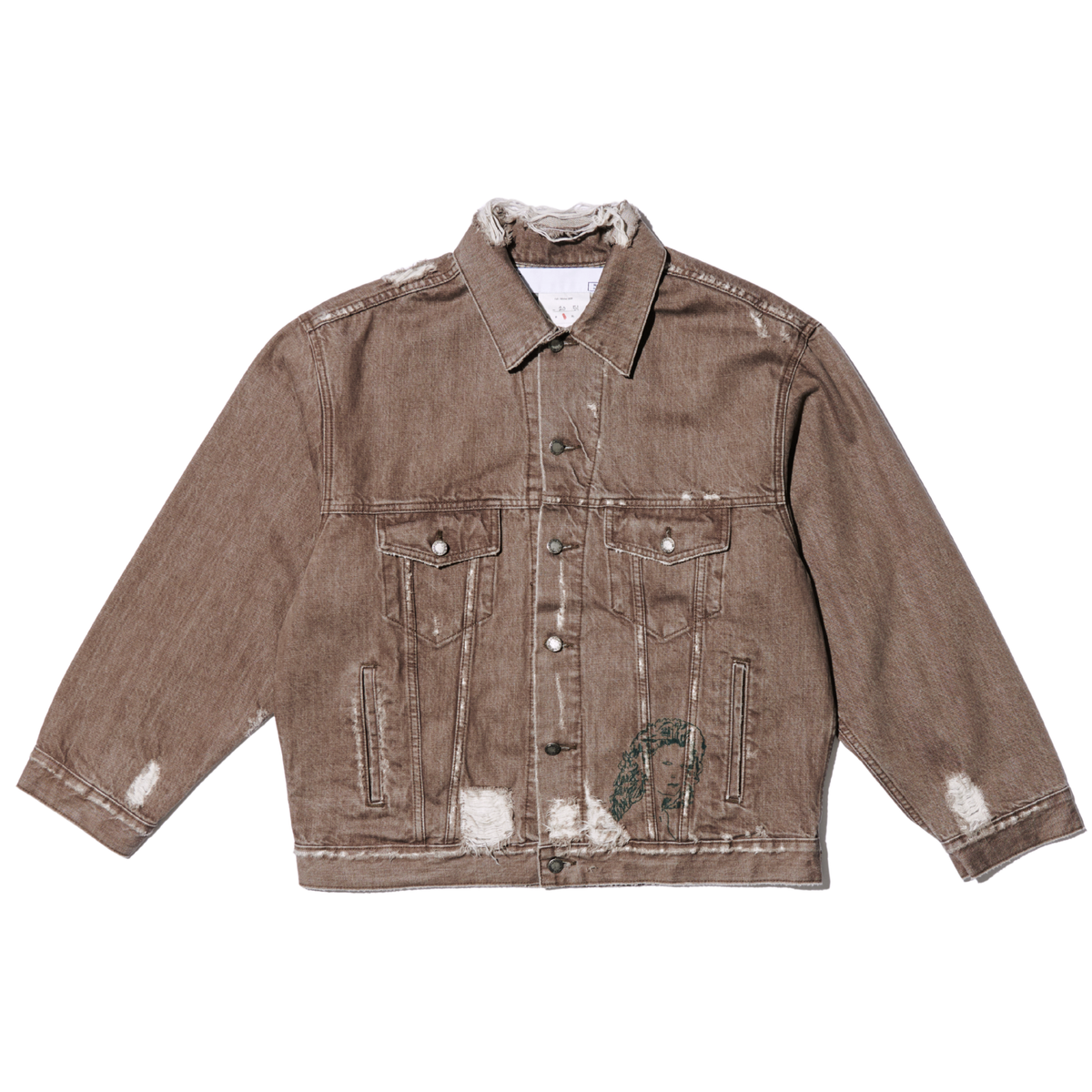 ATHENIANS OVERSIZED DENIM JACKET