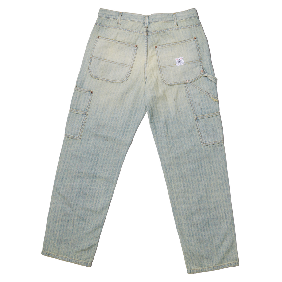 DENIM STRIPE CARPENTER PANT