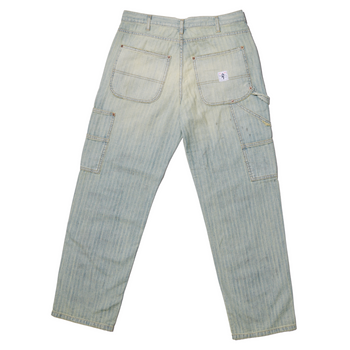 DENIM STRIPE CARPENTER PANT