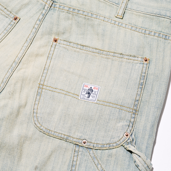 DENIM STRIPE CARPENTER PANT