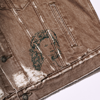 ATHENIANS OVERSIZED DENIM JACKET