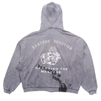 CARRYING THE MESSAGE ZIP HOODIE