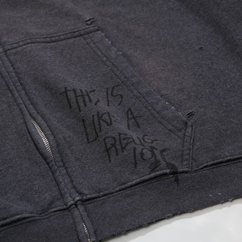 CARRYING THE MESSAGE ZIP HOODIE