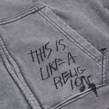 CARRYING THE MESSAGE ZIP HOODIE