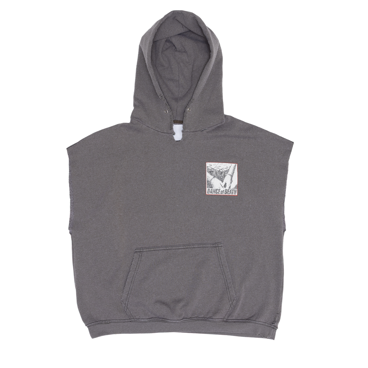 DR. BLUE CUT OFF HOODIE