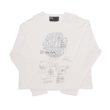STONES EMBROIDERED L/S TEE