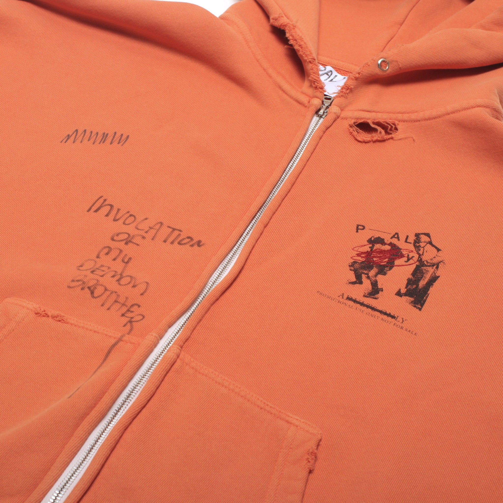 STONES NO EXPECTATIONS ZIP HOODIE - Paly Hollywood