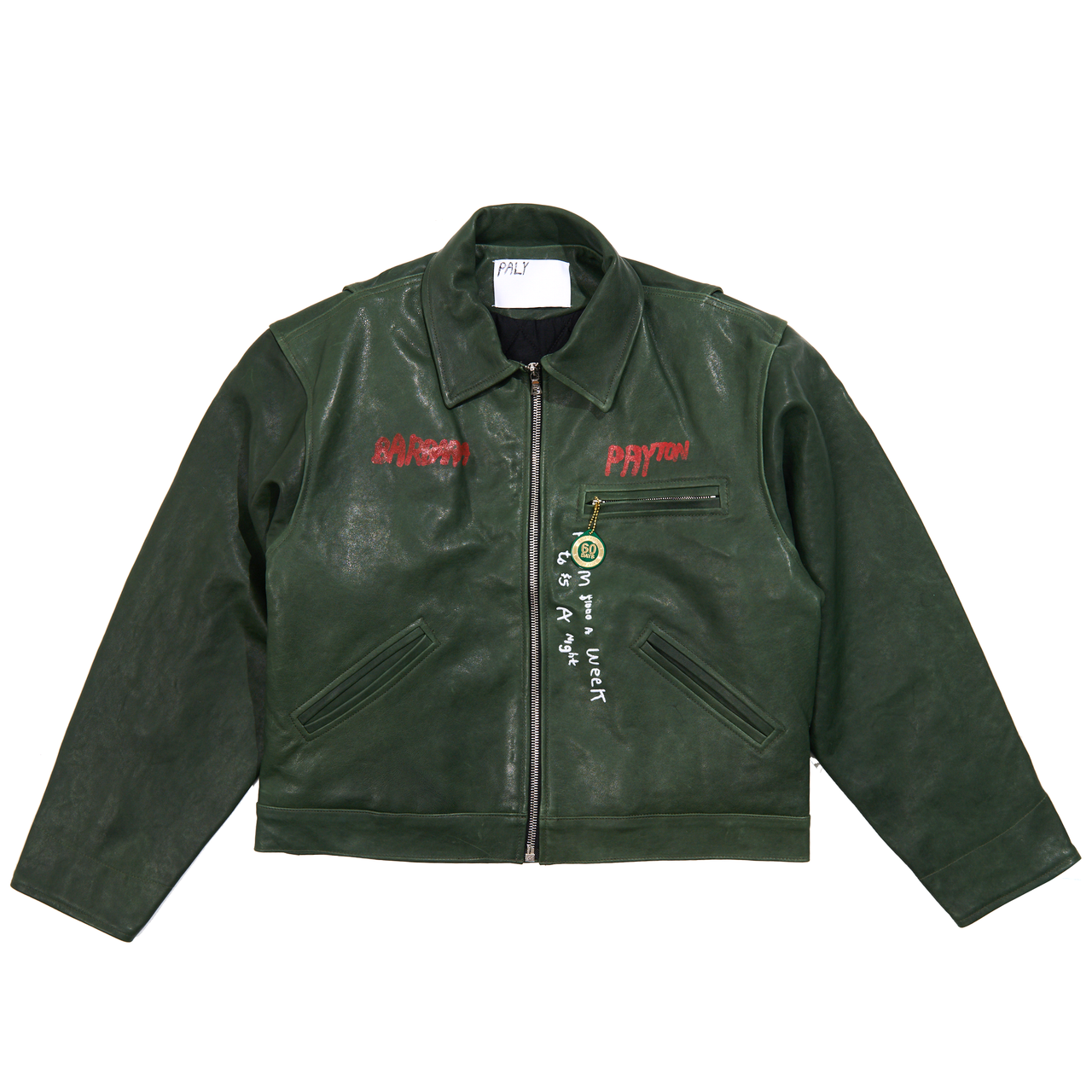 I AM NOT ASHAMED LEATHER WORK JACKET