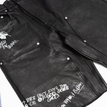 HOLY MOUNTAIN PAINTED LEATHER DBL KNEE SHORT