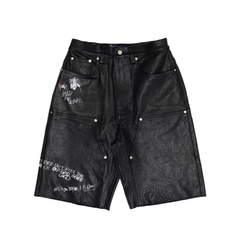 HOLY MOUNTAIN PAINTED LEATHER DBL KNEE SHORT