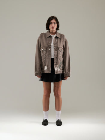 ATHENIANS OVERSIZED DENIM JACKET
