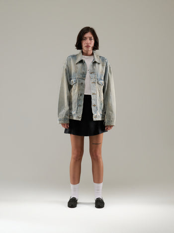 ATHENIANS OVERSIZED DENIM JACKET