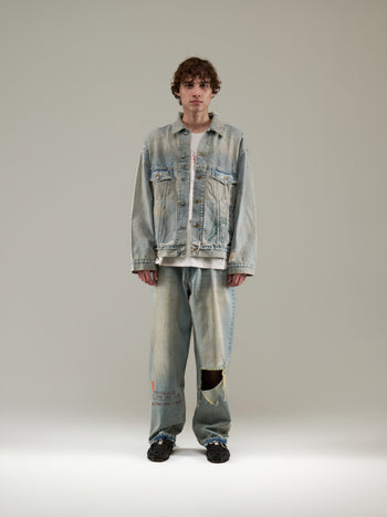 ATHENIANS OVERSIZED DENIM JACKET