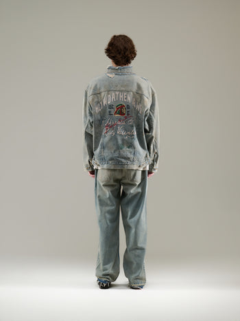ATHENIANS OVERSIZED DENIM JACKET