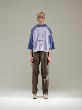 TYRONE'S CUT OFF HOODED SWEATSHIRT