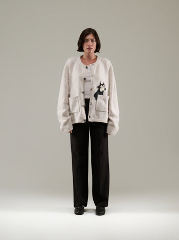 GRAN DAMA CREWNECK CARDIGAN