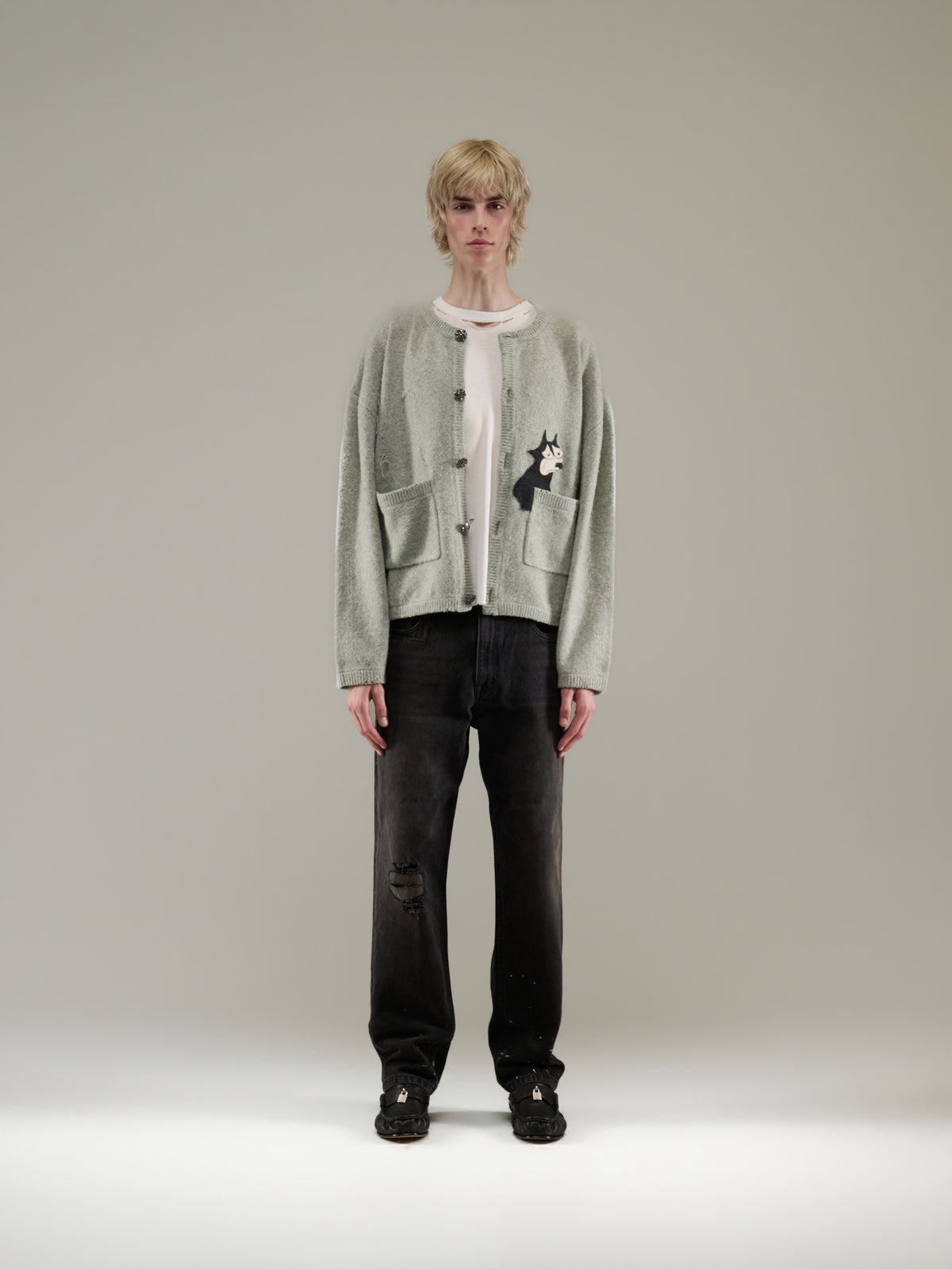 GRAN DAMA CREWNECK CARDIGAN