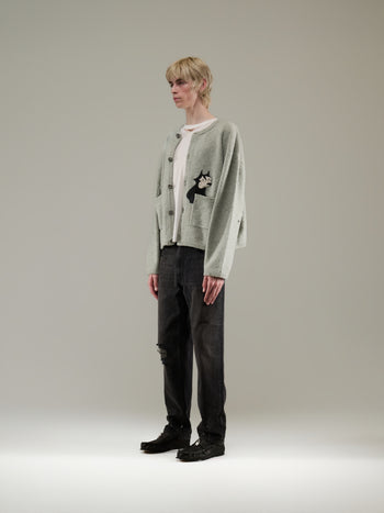 GRAN DAMA CREWNECK CARDIGAN