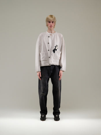 GRAN DAMA CREWNECK CARDIGAN