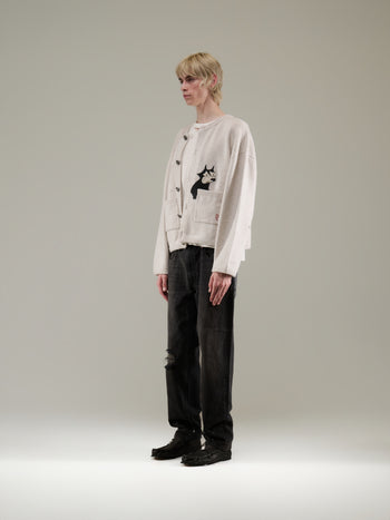 GRAN DAMA CREWNECK CARDIGAN