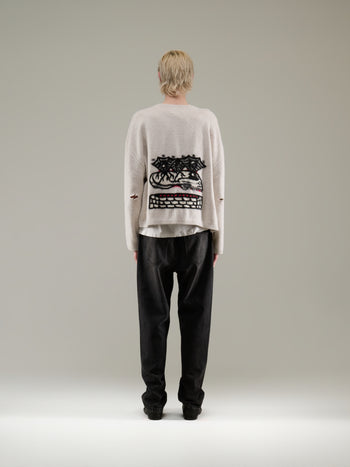 GRAN DAMA CREWNECK CARDIGAN