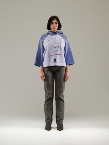 TYRONE'S CUT OFF HOODED SWEATSHIRT