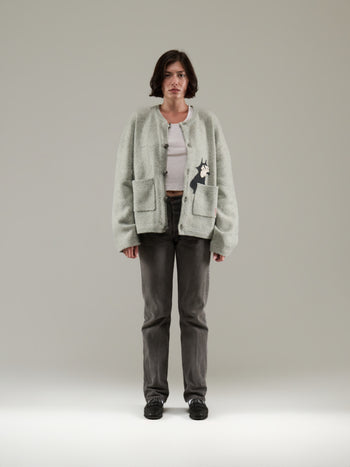 GRAN DAMA CREWNECK CARDIGAN