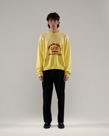 EDEN ROC KNITTED CREWNECK SWEATER