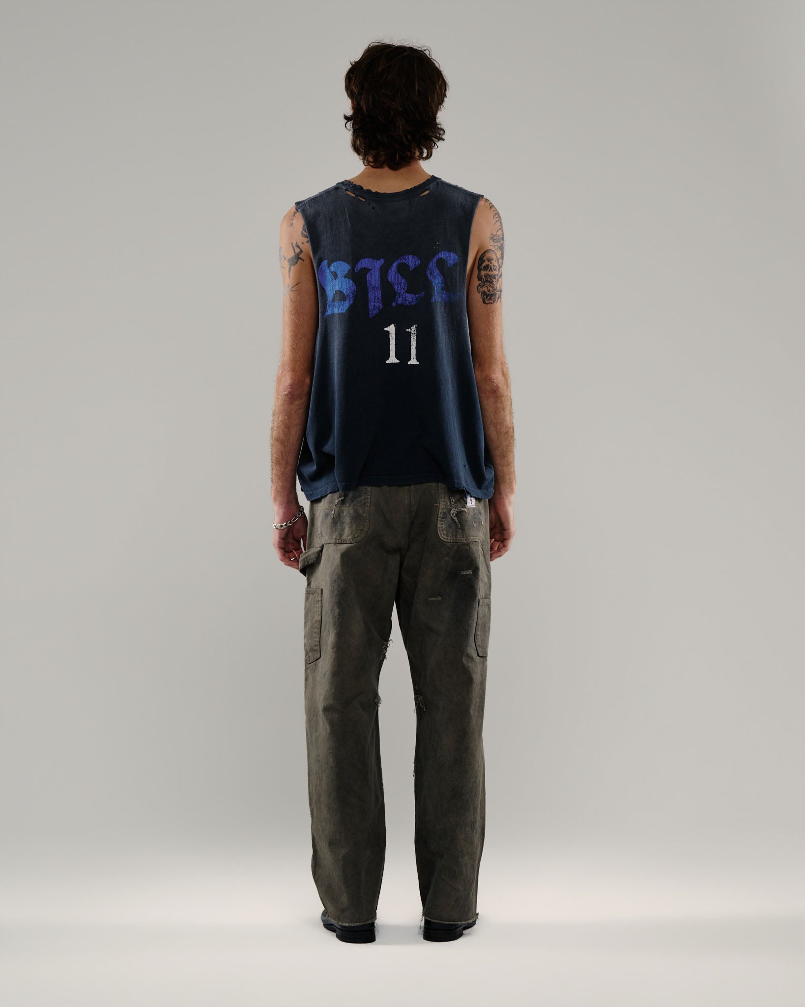 BEEN THRU IT WAXED CANVAS DBL KNEE PANT - Paly Hollywood