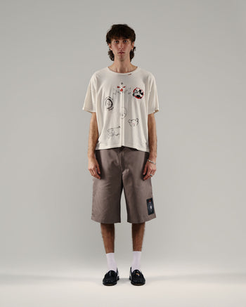 SUDDEN SADDNESS BAGGY WORK SHORT