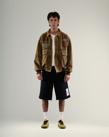 SUNSET BLVD. SPONSORED SUEDE JACKET