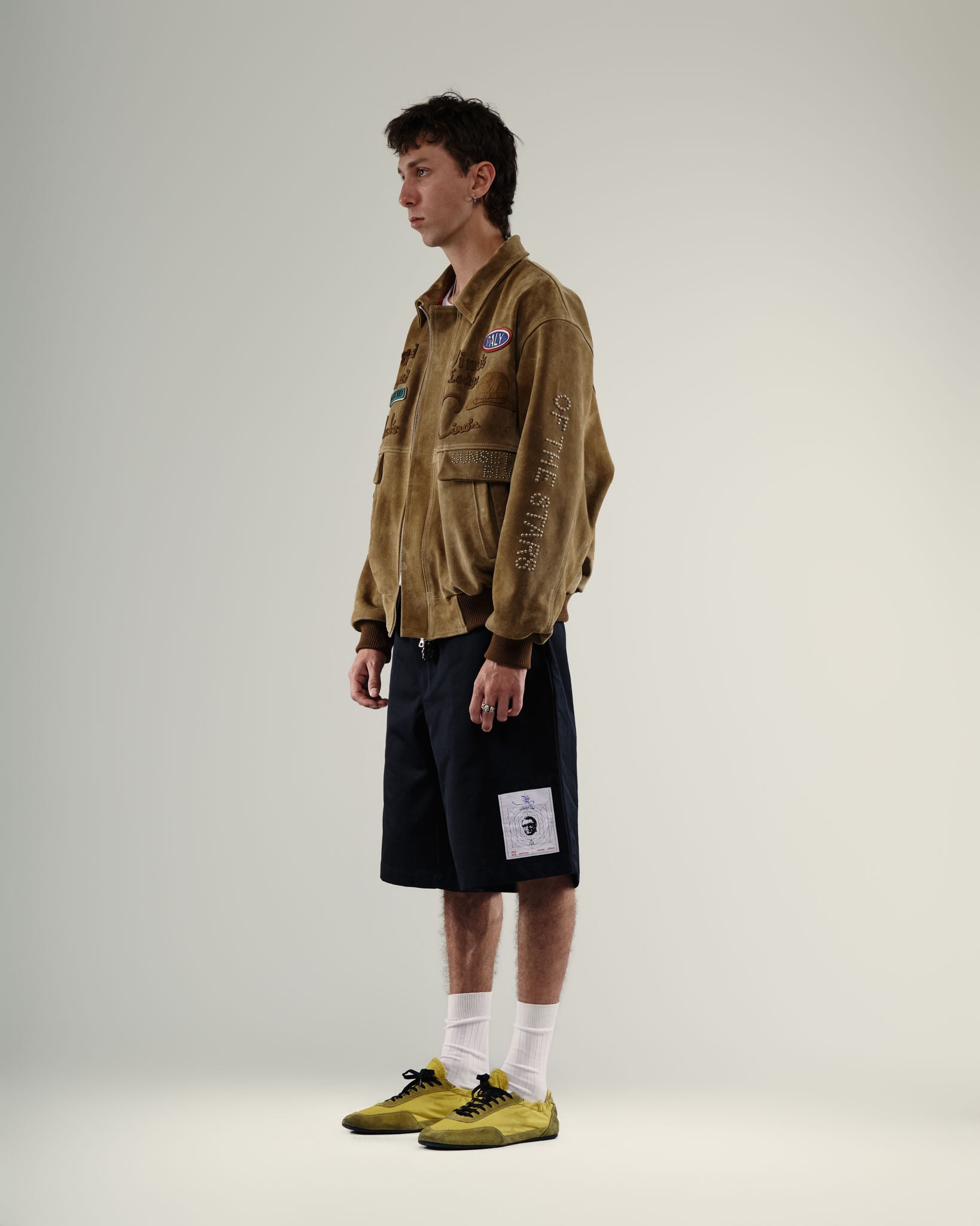 SUNSET BLVD. SPONSORED SUEDE JACKET - Paly Hollywood