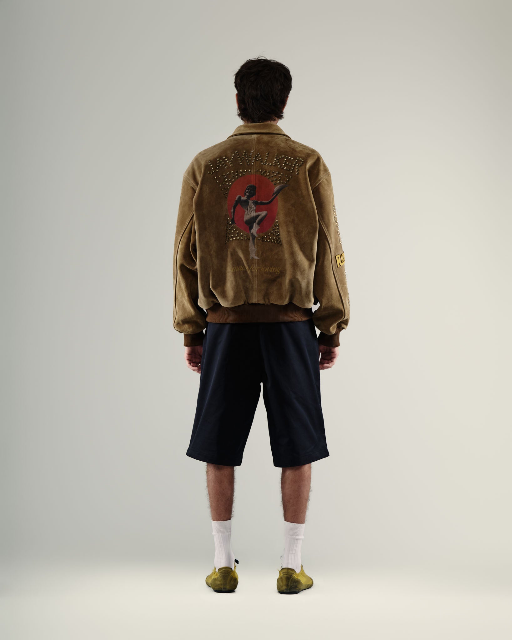 SUNSET BLVD. SPONSORED SUEDE JACKET - Paly Hollywood