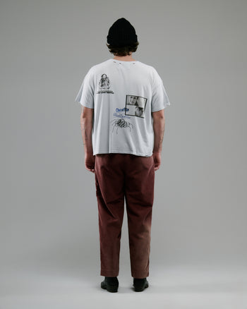 SYNANON CORD PLEATED TROUSER